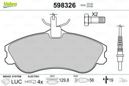 KLOCKI HAM. /VALEO/ VAL598326