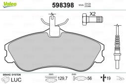 KLOCKI HAM. /VALEO/ VAL598398