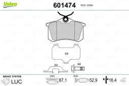 KLOCKI HAM.RENAULT CLIO III VAL601474