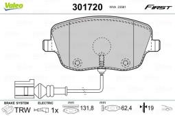 KLOCKI HAM.                             SKODA FABIA 99-04 VAL301720