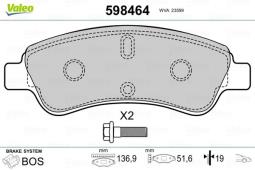KLOCKI HAM. /VALEO/ VAL598464