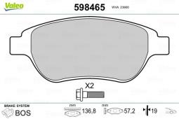 KLOCKI HAM. /VALEO/ VAL598465