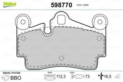 KLOCKI HAM. /VALEO/ VAL598770