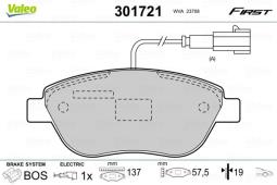 KLOCKI HAM.                             OPEL COMBO 1,3D 11- VAL301721