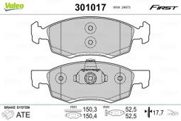 KLOCKI HAM.                             DACIA LOGAN 04- VAL301017