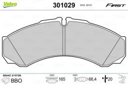 KLOCKI HAM.IVECO DAILY L 06/99-08/02 VALEO VAL301029
