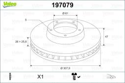 TARCZE HAM. - 2SZT. /VALEO/ VAL197079