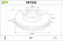 TARCZE HAM. - 2SZT. /VALEO/ VAL197332