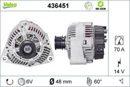 ALTERNATOR /VALEO/ VAL436451