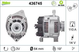ALTERNATOR /VALEO/ VAL436745