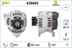 ALTERNATOR AUDI 100 (90>94) 2.2         /TOWAR DOSTĘPNY DO 14 DNI/ VALEO VAL439005