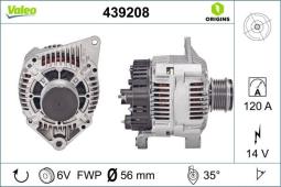ALTERNATOR RENAULT ESPACE III 1.9 DTI   /TOWAR DOSTĘPNY DO 14 DNI/ VALEO VAL439208