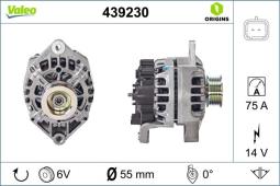 ALTERNATOR RENAULT CLIO II 1.9 D, 1.9 DT/TOWAR DOSTĘPNY DO 14 DNI/ VALEO VAL439230