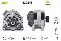 ALTERNATOR CITROEN C5 1.8 I 16V         /TOWAR DOSTĘPNY DO 14 DNI/ VALEO VAL439248