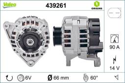 ALTERNATOR VW A4 1, A6 2                /TOWAR DOSTĘPNY DO 14 DNI/ VALEO VAL439261