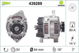 ALTERNATOR RENAULT CLIO I PHASE 3 1.4 I /TOWAR DOSTĘPNY DO 14 DNI/ VALEO VAL439289
