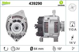 ALTERNATOR RENAULT MÉGANE CLASSIC PHASE /TOWAR DOSTĘPNY DO 14 DNI/ VALEO VAL439290