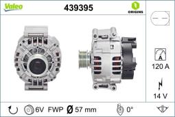 ALTERNATOR AUDI A4 1.6L-1.8L-2.0L ESS 75/TOWAR DOSTĘPNY DO 14 DNI/ VALEO VAL439395