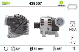 ALTERNATOR BMW X5                       /TOWAR DOSTĘPNY DO 14 DNI/ VALEO VAL439507