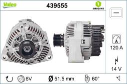 ALTERNATOR DB CLASSE S (140) S280 2.8 I /TOWAR DOSTĘPNY DO 14 DNI/ VALEO VAL439555