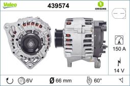 ALTERNATOR AUDI A4 2,5 V6 - 3,0 V6 01/05/TOWAR DOSTĘPNY DO 14 DNI/ VALEO VAL439574
