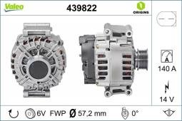 ALTERNATOR                              VW EOS 2,0 06-10 VAL439822