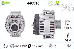 ALTERNATOR                              VW PASSAT 1,8 11- VAL440315