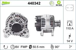 ALTERNATOR                              VW TRANSPORTER 2,0D 09- VAL440342