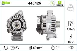 ALTERNATOR                              FORD FOCUS 1,6 08-12 VAL440425