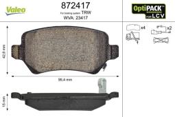 KLOCKI HAM.OPEL VALEO VAL872417