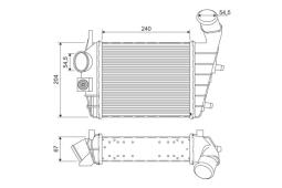 INTERCOOLER ALFA ROMEO 156 VALEO VAL817861