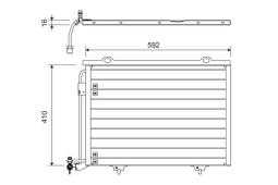 CHŁODNICA KLIM.DB W202 93- /C-KLASA/ VALEO VAL817562