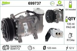 SPRĘŻARKA KLIMATYZACJI /VALEO/ VAL699737