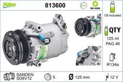 KOMPRESOR KLIM.OPEL ASTRA H 04- VALEO VAL813600