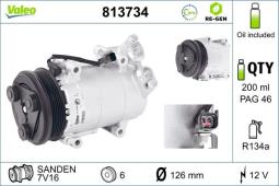 SPRĘŻARKA KLIM.                         FORD FOCUS 1,6D 05-07 VAL813734