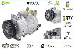 SPRĘŻARKA KLIM.                         VW GOLF 1,6D 10- VAL813838