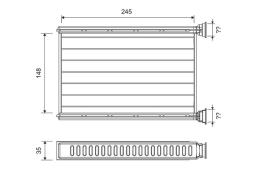 NAGRZEWNICA BMW 1 04- /E81,87/ BMW 3 05- /E90/E91/E92/ VALEO VAL812401