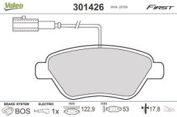 KLOCKI HAM.                             FIAT DOBLO CARGO 00- VAL301426