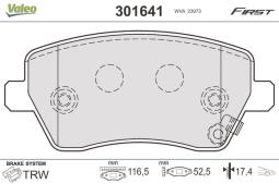 KLOCKI HAM.                             DACIA LOGAN 06- VAL301641
