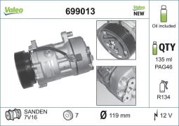 KOMPRESOR KLIM.VW GOLF III/ PASSAT VALEO VAL699013