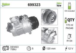 KOMPRESOR KLIM.BMW 3 E46, 5 E39/64526914370/ VALEO VAL699323