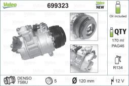KOMPRESOR KLIM.BMW 3 E46, 5 E39/64526914370/ VALEO VAL699323