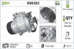 KOMPRESOR KLIM.SEAT IBIZA /FABIA/ VALEO VAL699383