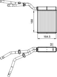 NAGRZEWNICA FORD FOCUS II 04-           /TOWAR DOSTĘPNY DO 14 DNI/ VALEO VAL812359