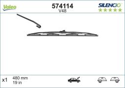 PIÓRO WYCIERACZKI 480MM 1SZT SUZUKI GRAND VITARA 1,6 05-12 VAL574114