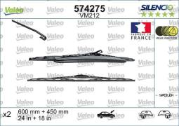 PIÓRO WYCIERACZKI 600MM/450MM 2SZT /SILENCIO/ CITROEN C2/3 VALEO VAL574275  VM212