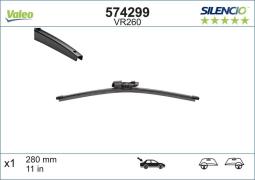 PIÓRO WYCIERACZKI 285MM 1SZT /SILENCIO/ VW POLO,GOLF /TYŁ/ VALEO VAL574299  VM260