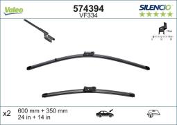 PIÓRO WYCIERACZKI 600MM/350MM 2SZT /SILENCIOXTRM/ FIAT 500- VALEO VAL574394  VM334