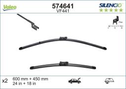 PIÓRO WYCIERACZKI 600MM/450MM 2SZT /SILENCIOXTRM/ FIAT BRAVO 07- VALEO VAL574641  VM441