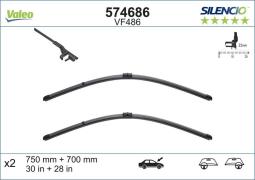 PIÓRO WYCIERACZKI 800MM/750MM 2SZT /SILENCIOXTRM/ RENAULT ESPCE 02- VALEO VAL574686  VM486